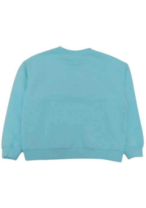 Blue cotton sweatshirt for girls MC2 SAINT BARTH | BRN0001AZZURRO